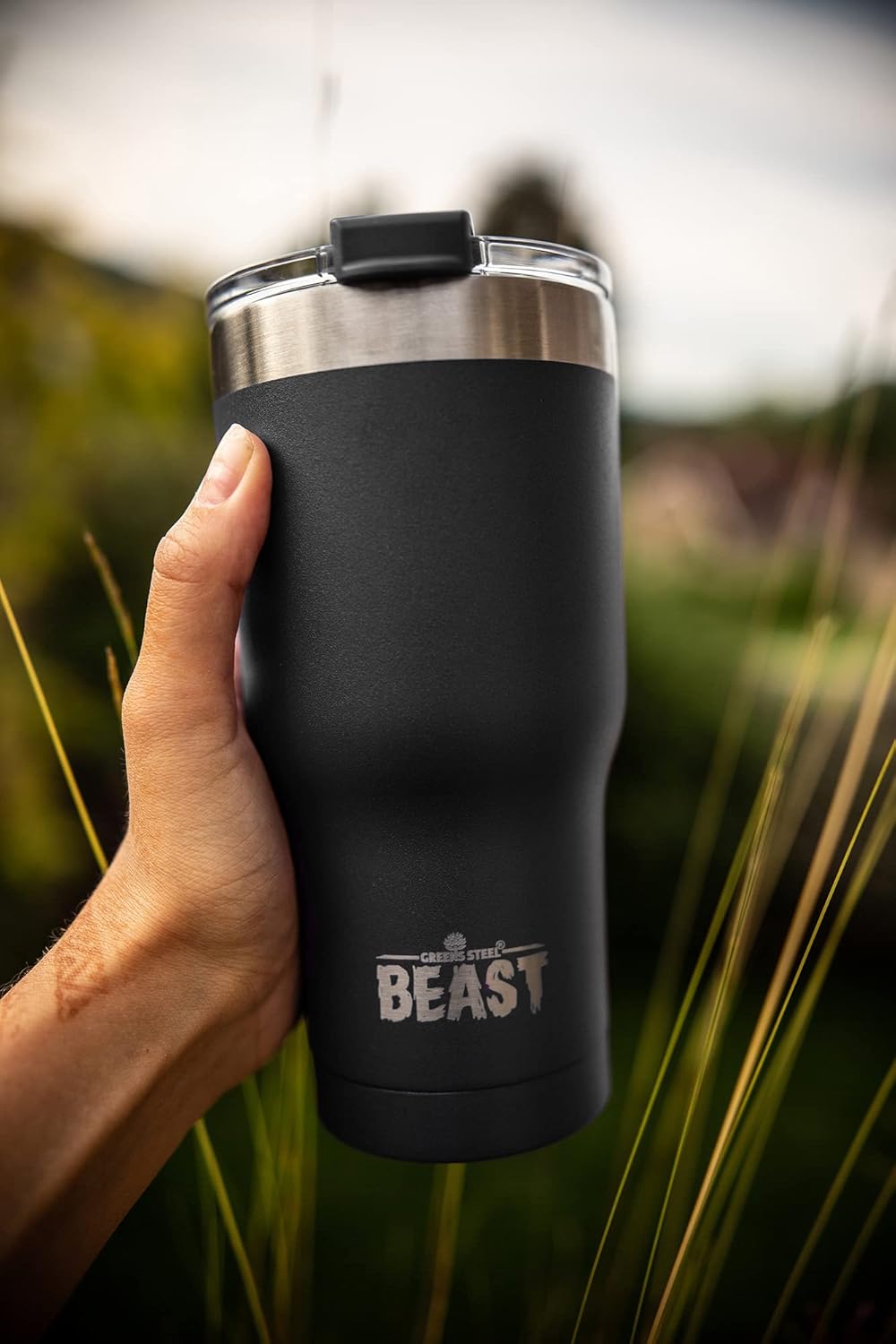 Beast 10 oz Tumbler Stainless Steel Vacuum Insulated Coffee Ice Cup Double Wall Travel Flask (Arctic White)