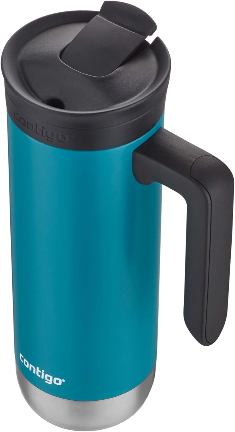 Contigo Superior 2.0 Stainless Steel Travel Mug with Handle with SNAPSEAL Lid, 20oz.