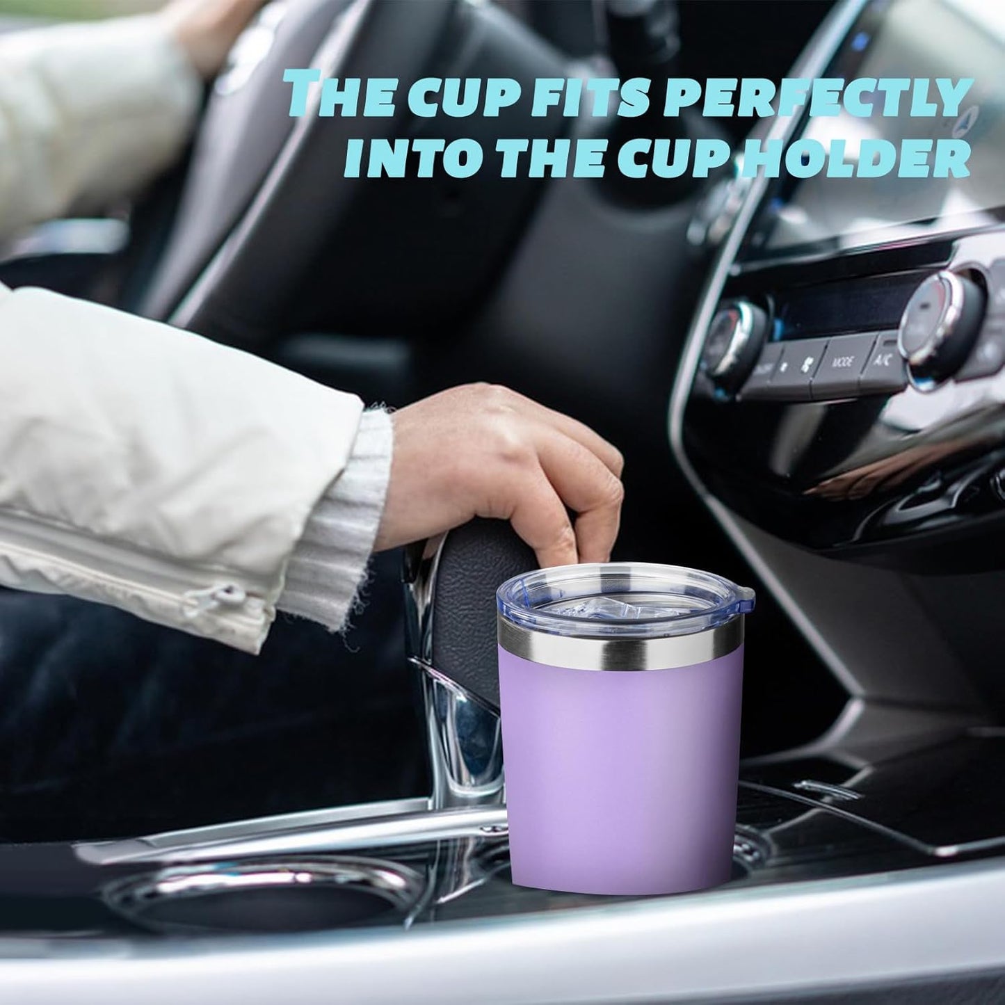 20oz Tumbler with Straw and Brush, Stainless Steel Vacuum Insulated tumbler, Double Wall Insulated Coffee Tumbler for Outdoor, Home, Travel,Office (Buff,1pcs)