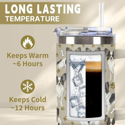 Beagle Gifts for Women Men, 40oz Stainless Steel Insulated Tumbler Travel Cup Mug, Funny and Unique Beagle Gifts for Dog Lover - Colors B