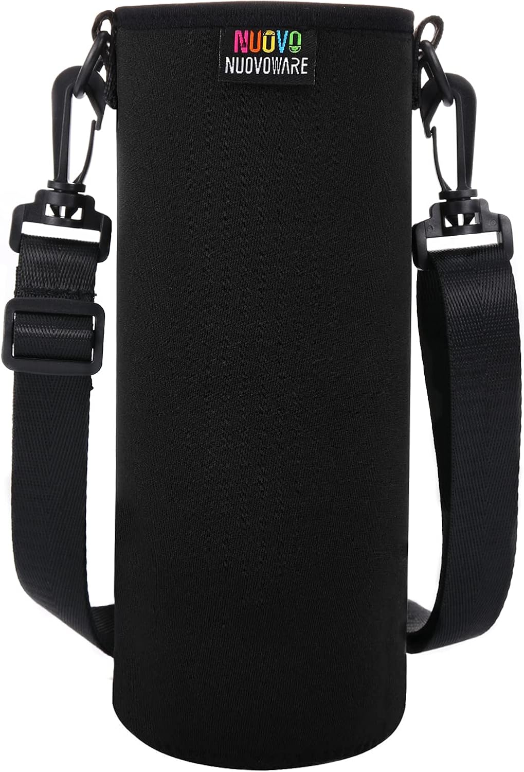 Nuovoware Water Bottle Carrier Bag, Premium Neoprene Portable Insulated Water bottle Sling Holder Bag 500ml/750ml/1000ml with Adjustable Shoulder Strap for Men Women Hiking, Sling Bottle Bag Case