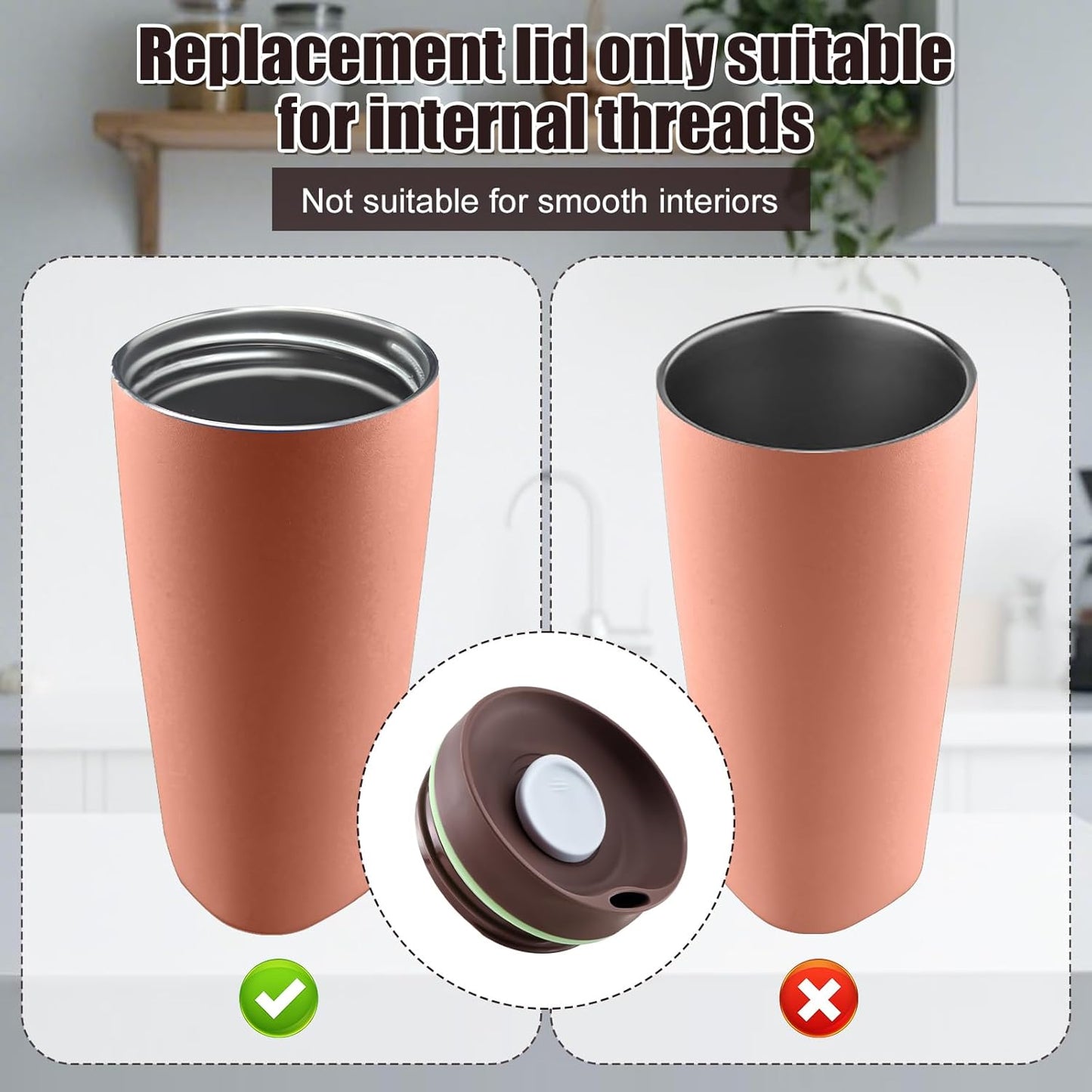 Replacement Slider Lid for Owala SmoothSip 20oz & 12oz, Top Cover Compatible with Owala 24oz Coffee Tumbler, Coffee Travel Mugs Leakproof Accessories, BPA-Free (Black Cherry)