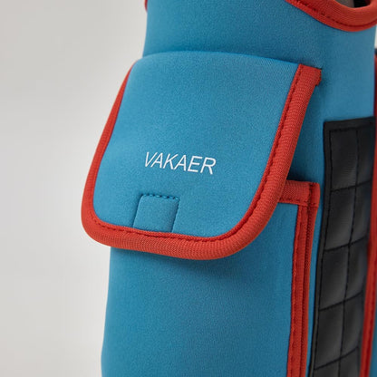 VAKAER Magnetic Gym Bag, Water Bottle Carrier Holder with Phone Pocket & Adjustable Strap,10 Ultra-Strong Magnets Stick to Fitness equipment, Workout Accessories Pouch for Women & Men