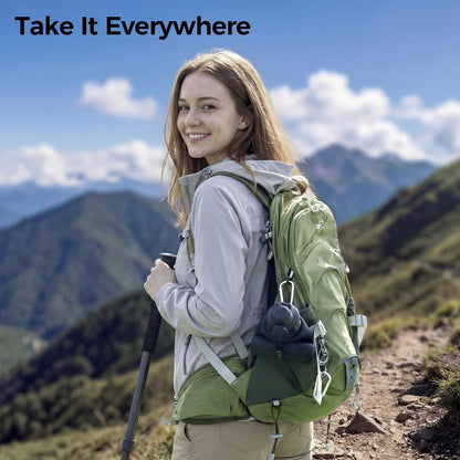 TakeToday Collapsible Water Bottles 32oz, Foldable Travel Bottle, TSA-Approved Leakproof Newly Silicone Water Bottle for Hiking, Travel, Outdoors, Black