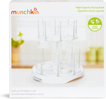Munchkin® High Capacity Drying Rack for Baby Bottles and Accessories, White
