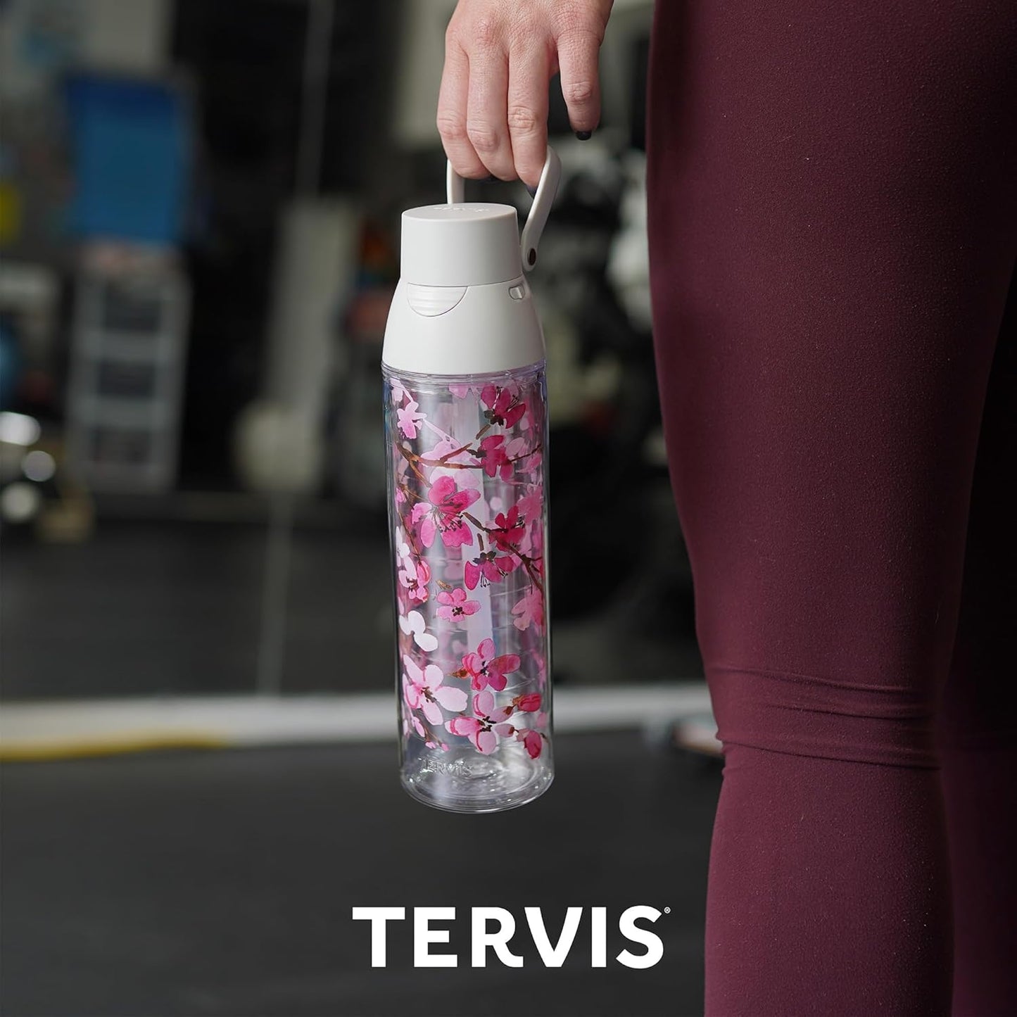 Tervis Venture Lite Pickleball - Spike Dink Ace Made in USA Double Walled Insulated Tumbler Travel Cup Keeps Drinks Cold & Hot, 24oz Water Bottle, Classic