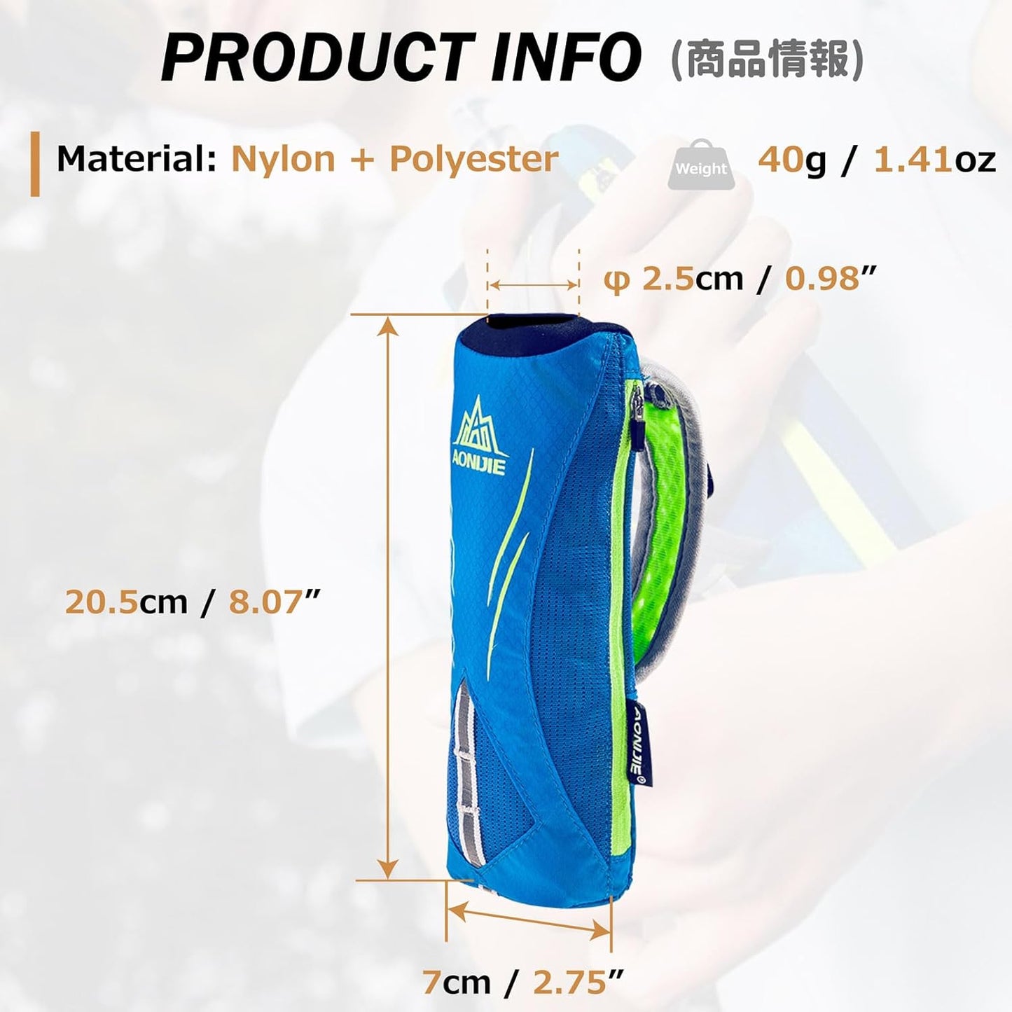 Azarxis TPU Soft Flask Collapsible Water Bottle Running Folding Gel Water Reservoir Handheld for Hydration Pack Hiking Cycling Climbing Jogging Marathon Trail Race