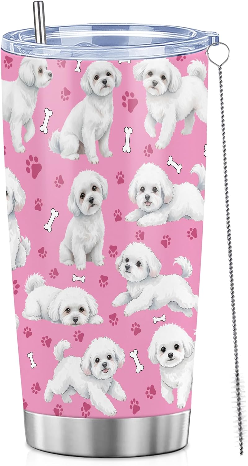 Beagle Gifts for Women Men, 40oz Stainless Steel Insulated Tumbler Travel Cup Mug, Funny and Unique Beagle Gifts for Dog Lover - Colors A