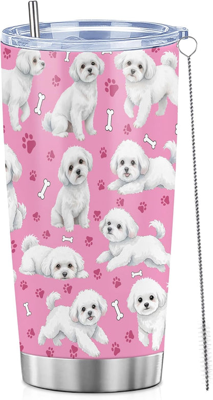 Beagle Gifts for Women Men, 40oz Stainless Steel Insulated Tumbler Travel Cup Mug, Funny and Unique Beagle Gifts for Dog Lover - Colors A