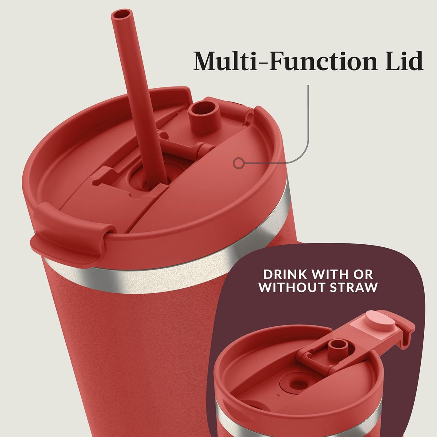 Contigo Streeterville 40oz Tumbler, Stainless Steel Vacuum Insulated, Leak-Proof, Cold for 29 Hours, Reef