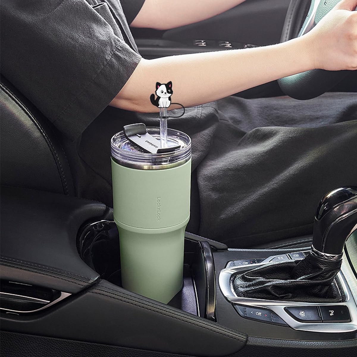 20Pcs Random Different Straw Cover Toppers for Stanley 40oz Cute Tumbler Straw Cap for 0.4inch Straws Stanley Cup Accessories