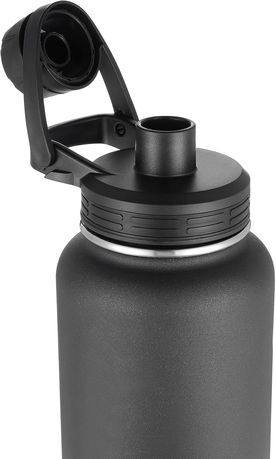 Stainless Steel Water Bottle – Double Wall Insulation 40 Oz Water Bottles – Leakproof Water Jug with Spout with Twist Cap – Ideal Sports Bottle for Training, Hydration
