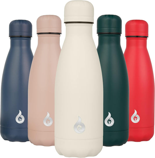 BJPKPK Insulated Water Bottle 12oz Small Stainless Steel Water Bottles Reusable Metal Thermal Keep Cold and Hot,Dreamy Purple - Colors B