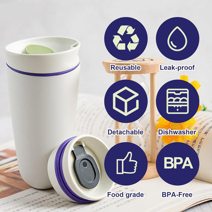 Replacement Slider Lid for Owala SmoothSip 20oz & 12oz, Top Cover Compatible with Owala 24oz Coffee Tumbler, Coffee Travel Mugs Leakproof Accessories, BPA-Free (Black Cherry)