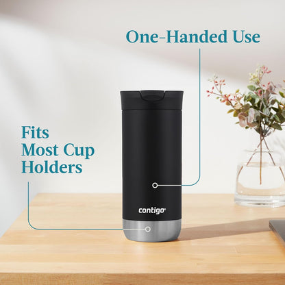 Contigo HuronTravel Mug Screw Cap Stainless Steel Drinking Cup