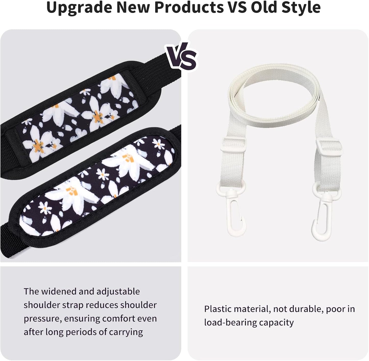 Water Bottle Holder with Strap for Stanley Cup 40/30oz, Insulated Neoprene Stanley Cup Holder with Strap for Tumbler with Handle Stanley Carrier Bag Cross-body Bag for Walking