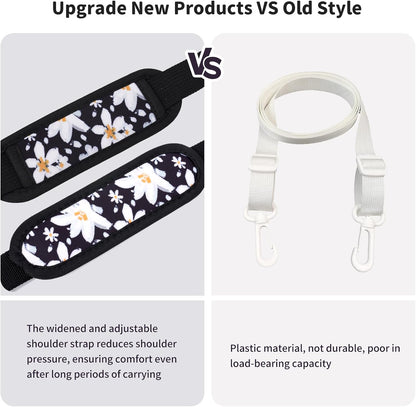 Water Bottle Holder with Strap for Stanley Cup 40/30oz, Insulated Neoprene Stanley Cup Holder with Strap for Tumbler with Handle Stanley Carrier Bag Cross-body Bag for Walking