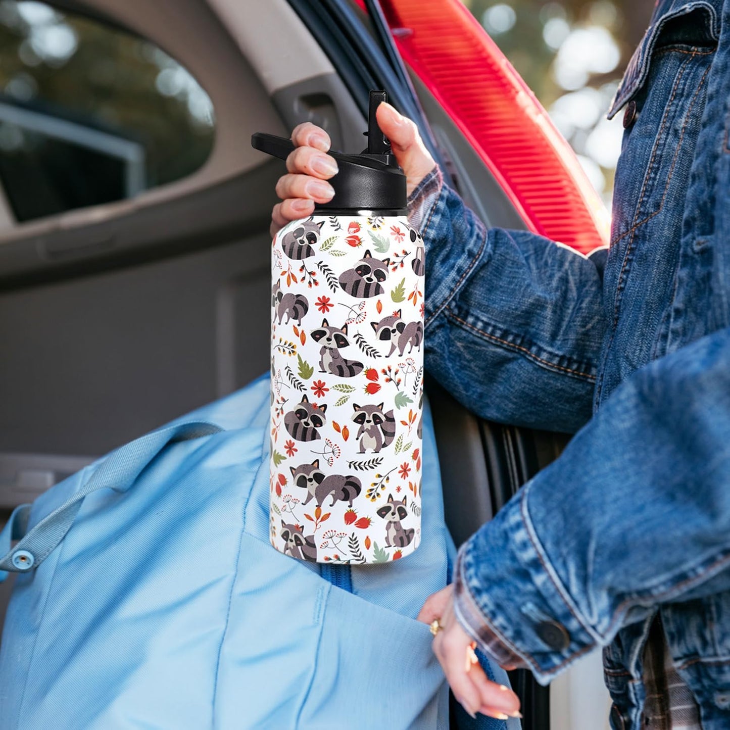 32 oz Pickleball Insulated Water Bottle with Straw - Pickleball Gym Hiking Sports Coffee Mug | Perfect Pickleball Gifts for Women, Pickleball Decor Accessories