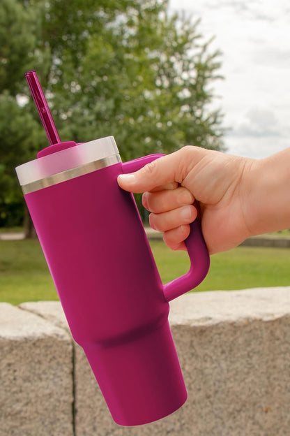 Halm Glass Straws - 6 Long 12 inch Bent Stanley Cup Replacement Drinking Straws + Plastic-Free Cleaning Brush - Perfect for Bottles & Quencher - Made in Germany - Dishwasher Safe - Eco-Friendly