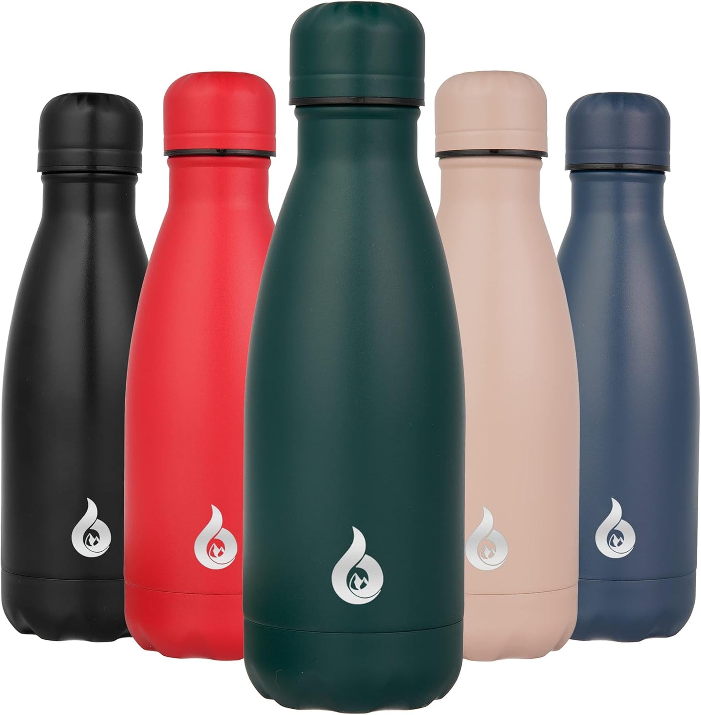 BJPKPK Insulated Water Bottle 12oz Small Stainless Steel Water Bottles Reusable Metal Thermal Keep Cold and Hot,Dreamy Purple - Colors B