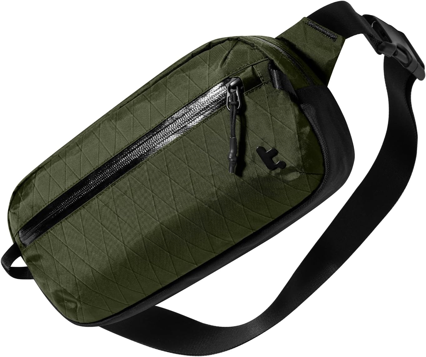 tomtoc 3.5L Sling Bag with RFID Blocking, Crossbody Bag Chest Shoulder Pack for Men and Women, Water-resistant Lightweight Casual Waist Fanny Pack for Travel/Daily Use