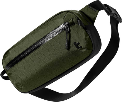 tomtoc 3.5L Sling Bag with RFID Blocking, Crossbody Bag Chest Shoulder Pack for Men and Women, Water-resistant Lightweight Casual Waist Fanny Pack for Travel/Daily Use