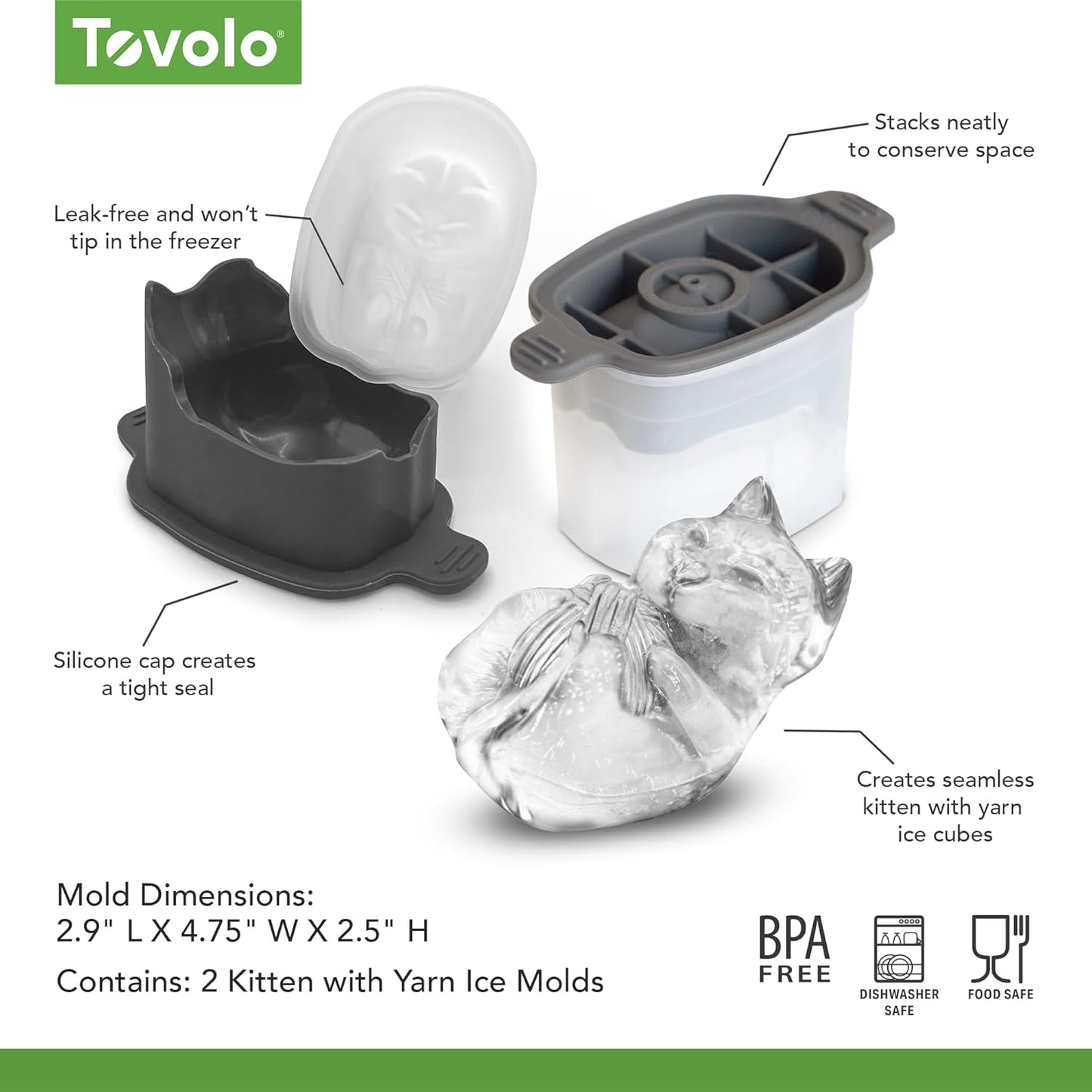 Tovolo Sphere Ice Molds - Set of 2
