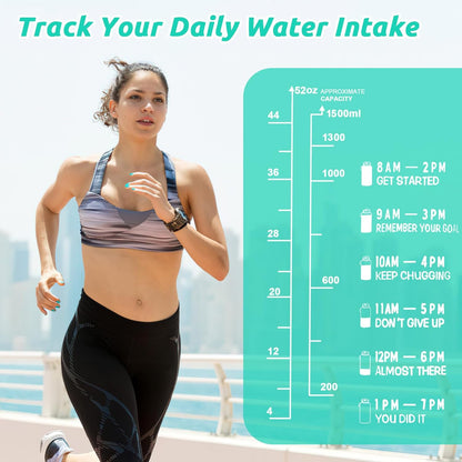 UTEBIT 32 OZ Fruit Infuser Water Bottle, Insulated Sports Water Bottle With Straw, 1L BPA Free Leak Proof Tritan Large Water Jug with Strap for Gym, Camping, Travel, Outdoor