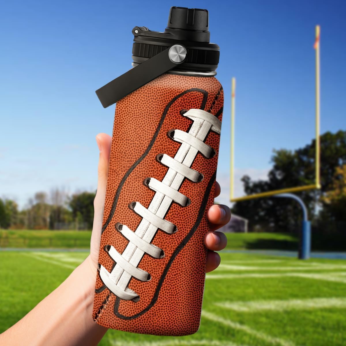 SANDJEST Gym Insulated Engraved Stainless Steel Water Bottle 32oz, Vacuum Chug Lid Travel Tumbler For Men Friends Dad Gymer Trainer, Gym Mode on, Birthday Christmas Father's Day