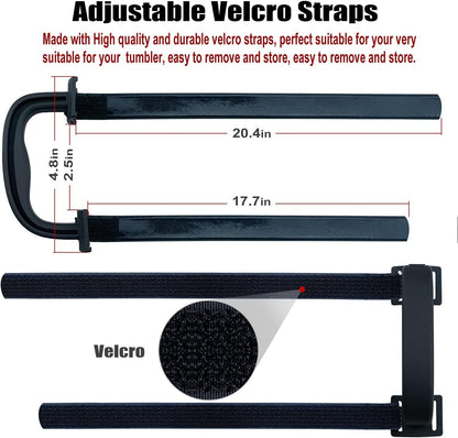 New Upgrade Anti-Slip Adjustable Tumbler Handle Fit for 20 Oz to 40 Oz All Brands Tumbler Cup of YETI, RTIC, Ozark Trail, Tervis, Corkcicle, Slm, Reduce Cold, Artic, Atlin, Bubba and SIC Etc