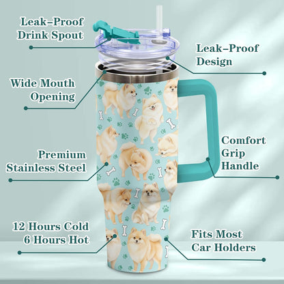 Beagle Gifts for Women Men, 40oz Stainless Steel Insulated Tumbler Travel Cup Mug, Funny and Unique Beagle Gifts for Dog Lover - Colors B