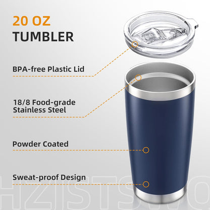 20 oz Tumbler with Lid Stainless Steel Insulated Tumblers Double Wall Vacuum Coffee Mug Powder Coated Tumbler Cups for Cold and Hot Drinks, Tropical Pink, 1 pack