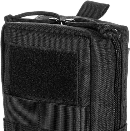 Upgraded Sports Water Bottles Pouch Bag, Tactical Drawstring Molle Water Bottle Holder Tactical Pouches, Travel Mesh Water Bottle Bag Tactical Hydration Carrier
