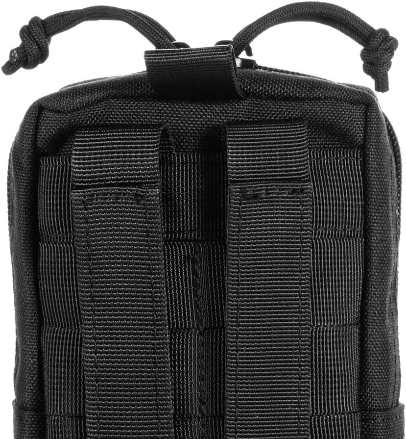 Upgraded Sports Water Bottles Pouch Bag, Tactical Drawstring Molle Water Bottle Holder Tactical Pouches, Travel Mesh Water Bottle Bag Tactical Hydration Carrier
