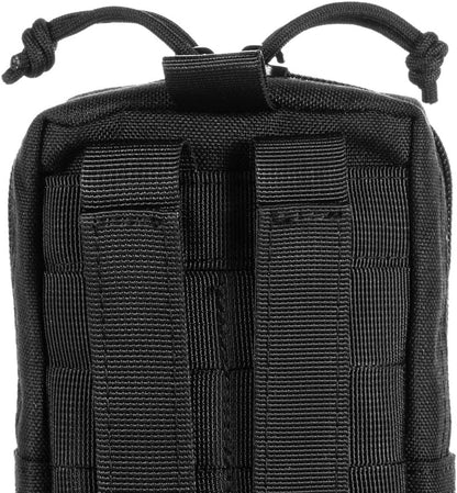 Upgraded Sports Water Bottles Pouch Bag, Tactical Drawstring Molle Water Bottle Holder Tactical Pouches, Travel Mesh Water Bottle Bag Tactical Hydration Carrier