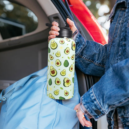 32 oz Pickleball Insulated Water Bottle with Straw - Pickleball Gym Hiking Sports Coffee Mug | Perfect Pickleball Gifts for Women, Pickleball Decor Accessories