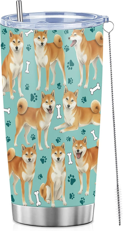 Beagle Gifts for Women Men, 40oz Stainless Steel Insulated Tumbler Travel Cup Mug, Funny and Unique Beagle Gifts for Dog Lover - Colors B