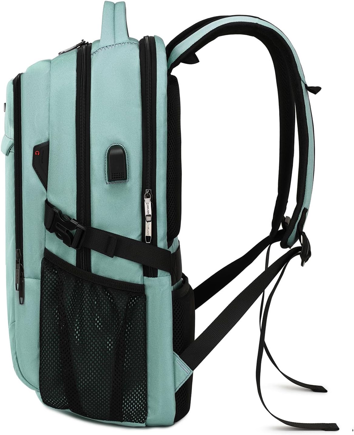 DUSLANG 17 Inch Laptop Backpack for Travel Water Resistant College Backpack for Men/Women Laptop Bag with USB Charging Port,Black - Colors B
