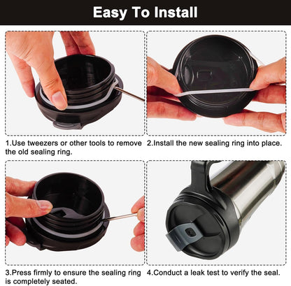 5 Pack Replacement Lid Seal for Bubba HERO 18oz Mug, Gasket Seals Compatible with Bubba Stainless Steel Travel Mug, Leak-Proof BPA Free
