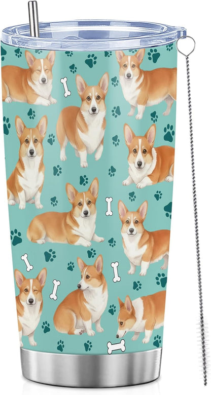 Beagle Gifts for Women Men, 40oz Stainless Steel Insulated Tumbler Travel Cup Mug, Funny and Unique Beagle Gifts for Dog Lover - Colors B