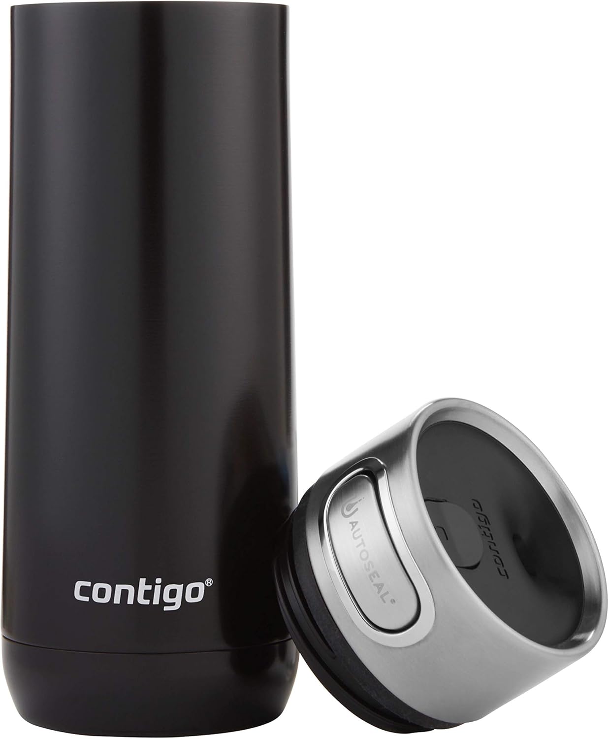 Contigo Luxe Vacuum-Insulated Stainless Steel Thermal Travel Mug 16 Ounces Stainless Steel
