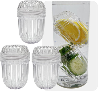 2PCS Fruit Infuser Insert,Flower Tea Infuser for Wide Mouth Water Bottles,Compatible with Stanley,Hydro Flask,Iron Flask, Takeya, ThermoFlask and Similar