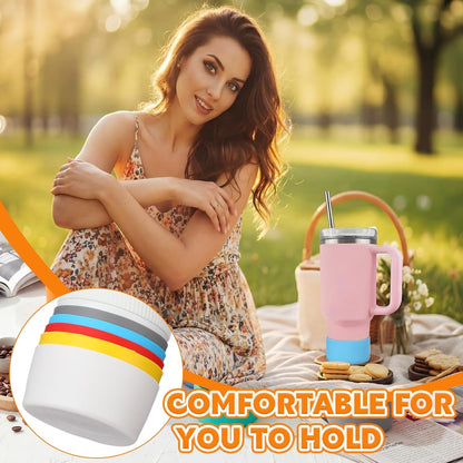 Patelai 24 Pcs Silicone Bottle Boots for Water Tumbler, Bottom Protector, 2.8-3.1in Width Bottom Protector Cover Sleeve