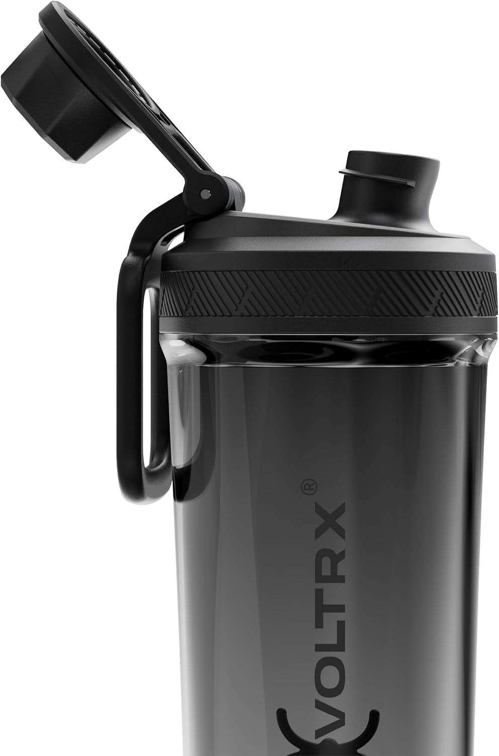 VOLTRX Electric Protein Shaker Bottle - USB Rechargeable Mixer Cup for Shakes and Meal Replacements, BPA-Free Tritan, 20oz