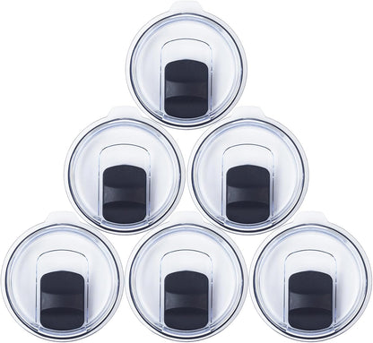 4 Pack 20 oz Tumbler Lid, Magnetic Slider Replacement Lids for YETI 20 oz Tumbler, 10/24 oz Mug and 10 oz Lowball, Spill Proof Cup Lids Covers Compatible for Ozark Trail, Old Style Rtic, BPA Free