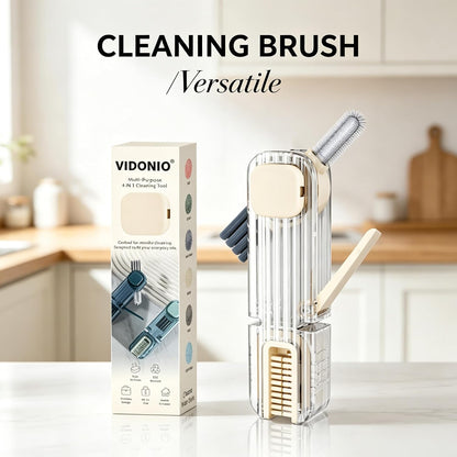 3 in 1 Cup Lid Gap Cleaning Brush Set, Multifunctional Insulation Bottle Cleaning Tools, Mutipurpose Tiny Silicone Cup Holder Cleaner, Home Kitchen Cleaning Tools
