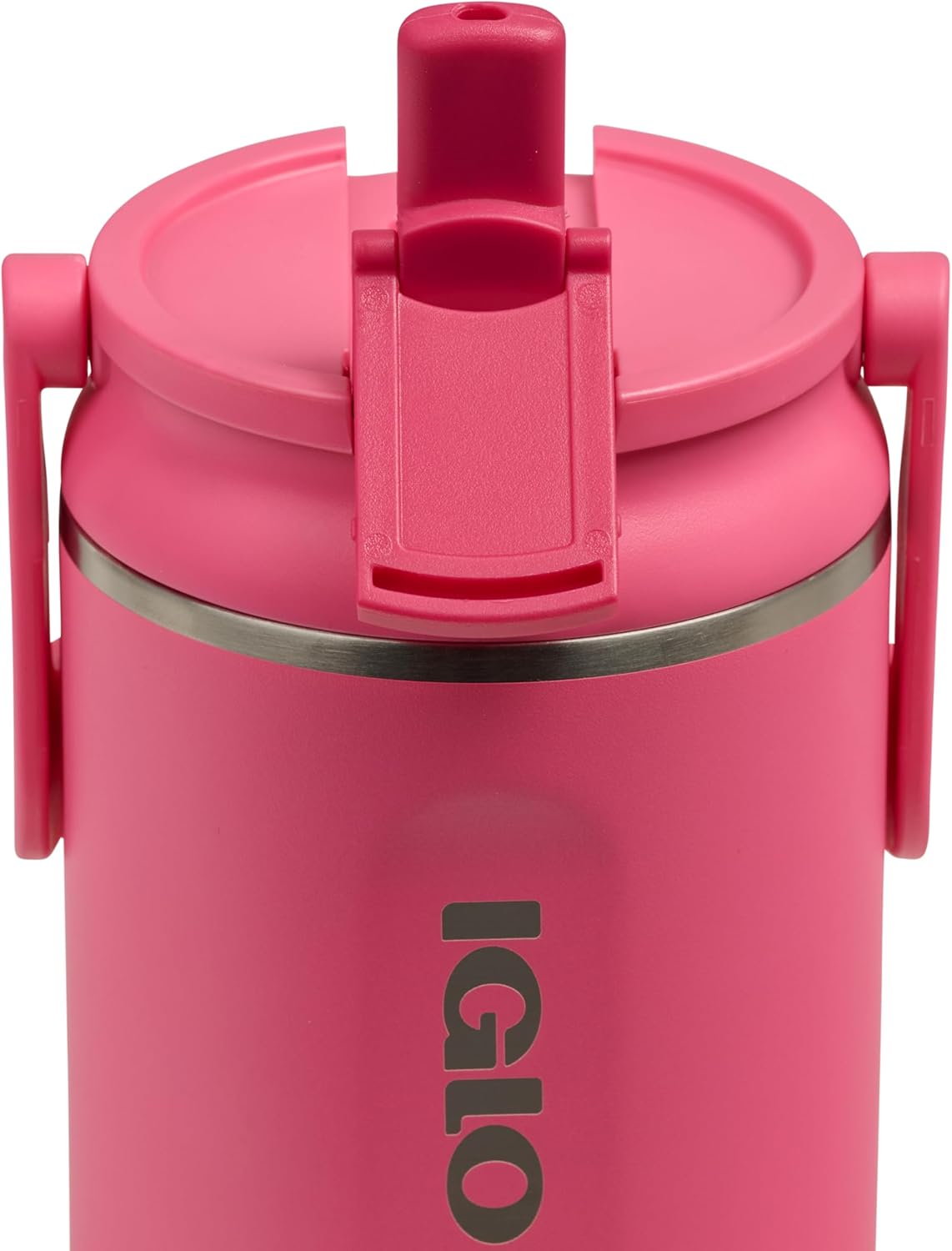 Igloo 20 oz Stainless Steel Tumbler | Sport Sipper Bottle | Thrift Pink