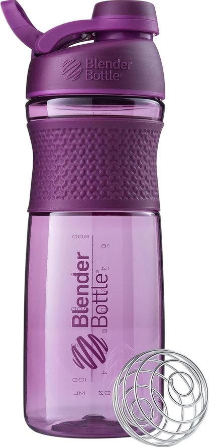 BlenderBottle SportMixer Shaker Bottle Perfect for Protein Shakes and Pre Workout, 20-Ounce, Teal