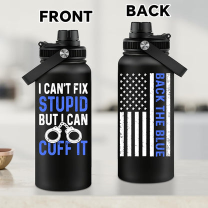 Fufandi Pickleball Gifts - Pickle Ball Dink Responsibly - Christmas, Birthday Gifts for Men, Women, Pickleball Lovers, Player Coach - Pickle Ball Water Bottle 32oz