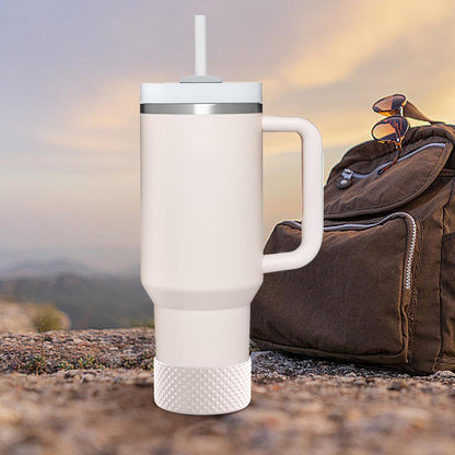 WUQID Water Bottle Boot, Diamond Silicone Boot Compatible with Stanleyy Tumbler 20-40oz & Hydroo Flask Bottle 12oz-24oz, Reduces Dents Sleeve Cover for More Bottles/Tumblers Bottom of 2.83-2.95in